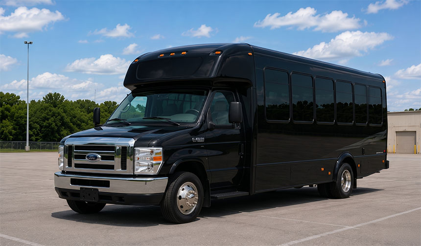 20-passenger minibus for charter in Vallejo, CA