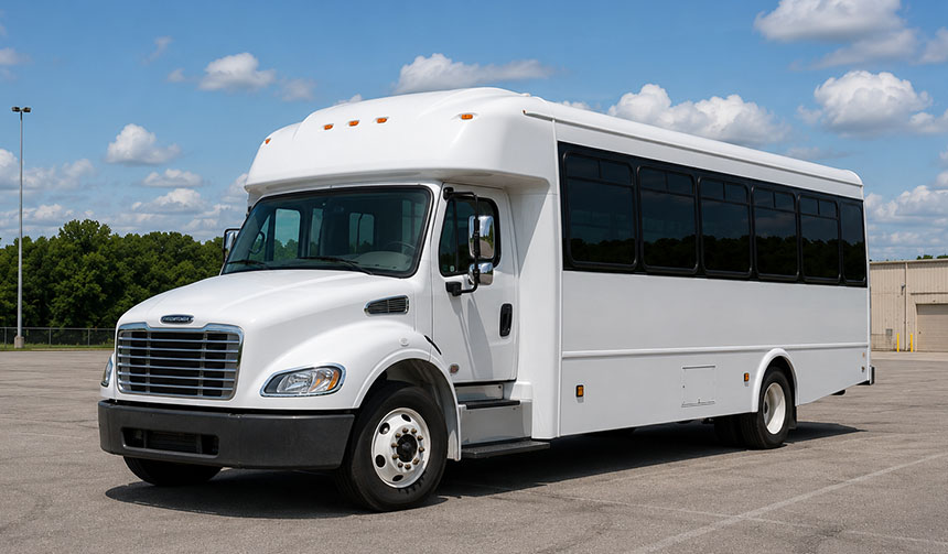 25-passenger minibus for charter in Vallejo, CA