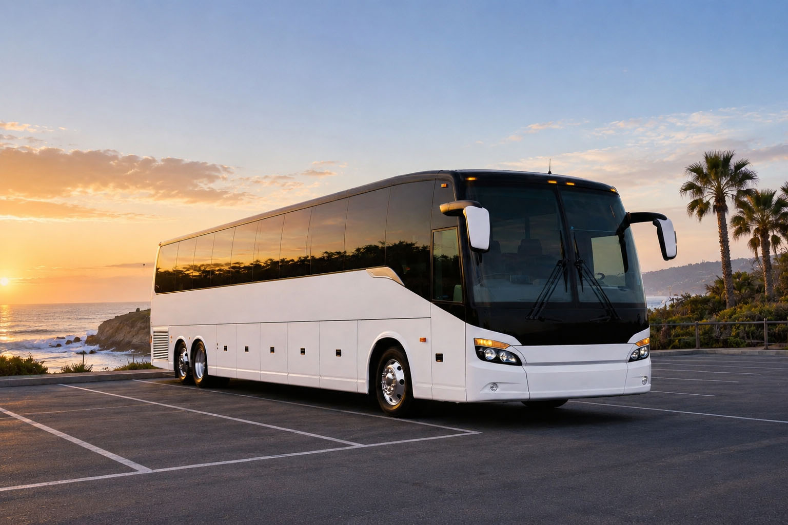 Charter bus rental in Vallejo, CA